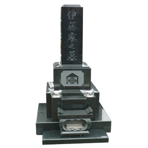 インド山崎和型墓石
